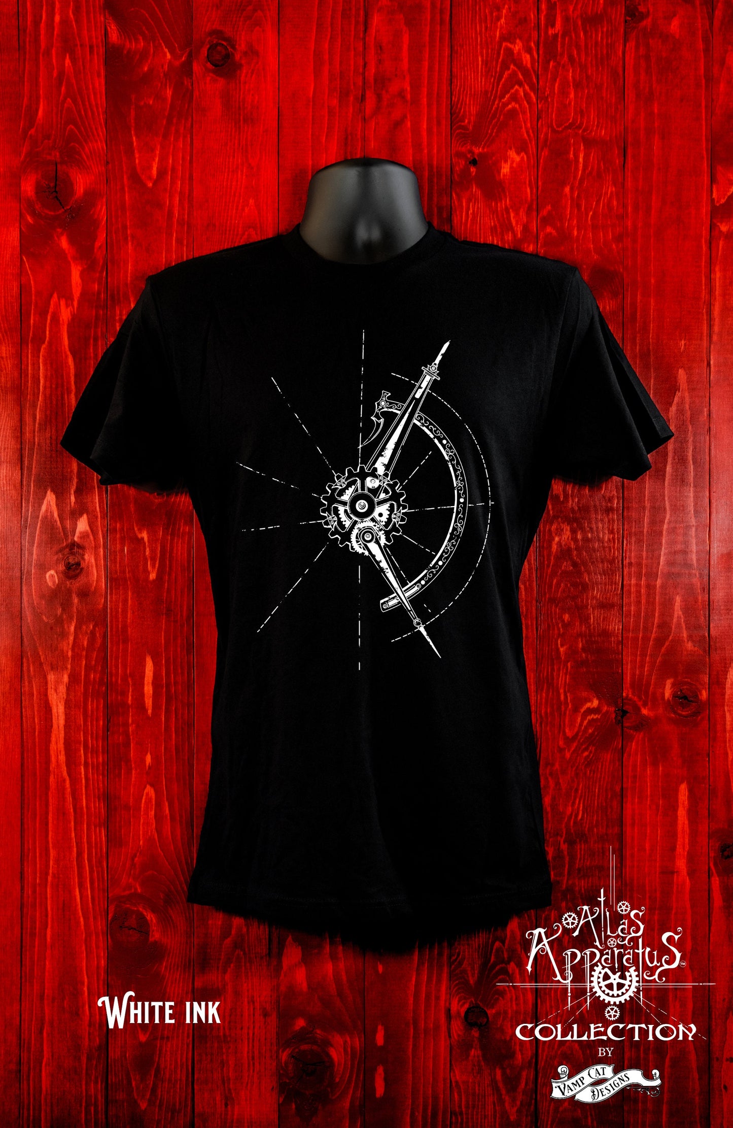 Victorian Compass-Unisex Jersey Tee-Vintage Compass-Artist Apparel-Art Compass-Mathematical Gifts-Men And Women's Shirts-Gifts For Artists