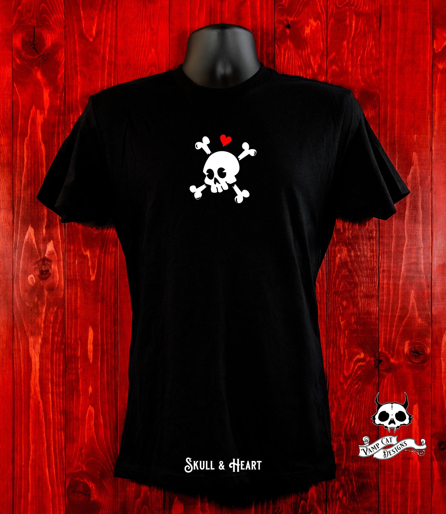 Vintage Skull And Crossbones Vinyl Design-Unisex T-Shirt-Love Shirt-Four Skull Designs-Couples Gifts-Skull & Crossbones-Minimal Design